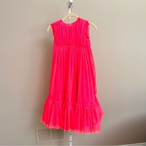 CHARABIA LONG PLAIN TULLE DRESS size. 8A kids